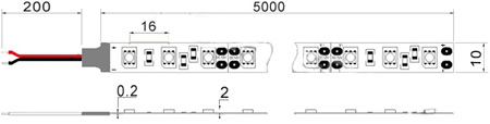 Схема монтажа светодиодной ленты 5050 60 24V