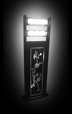 Уличный светодиодный кованый светильник Victory столб 90 см